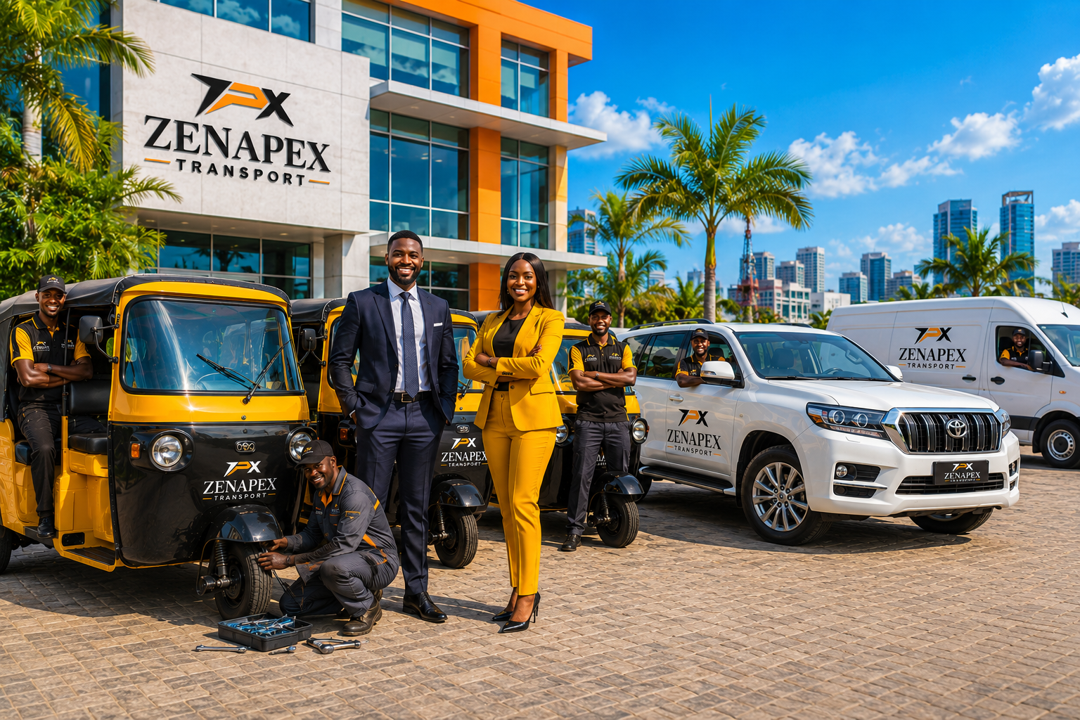ZenApex Transport Fleet and Team